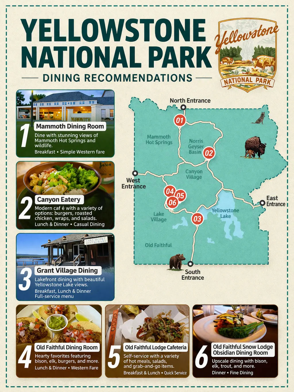 What to Eat in Yellowstone National Park